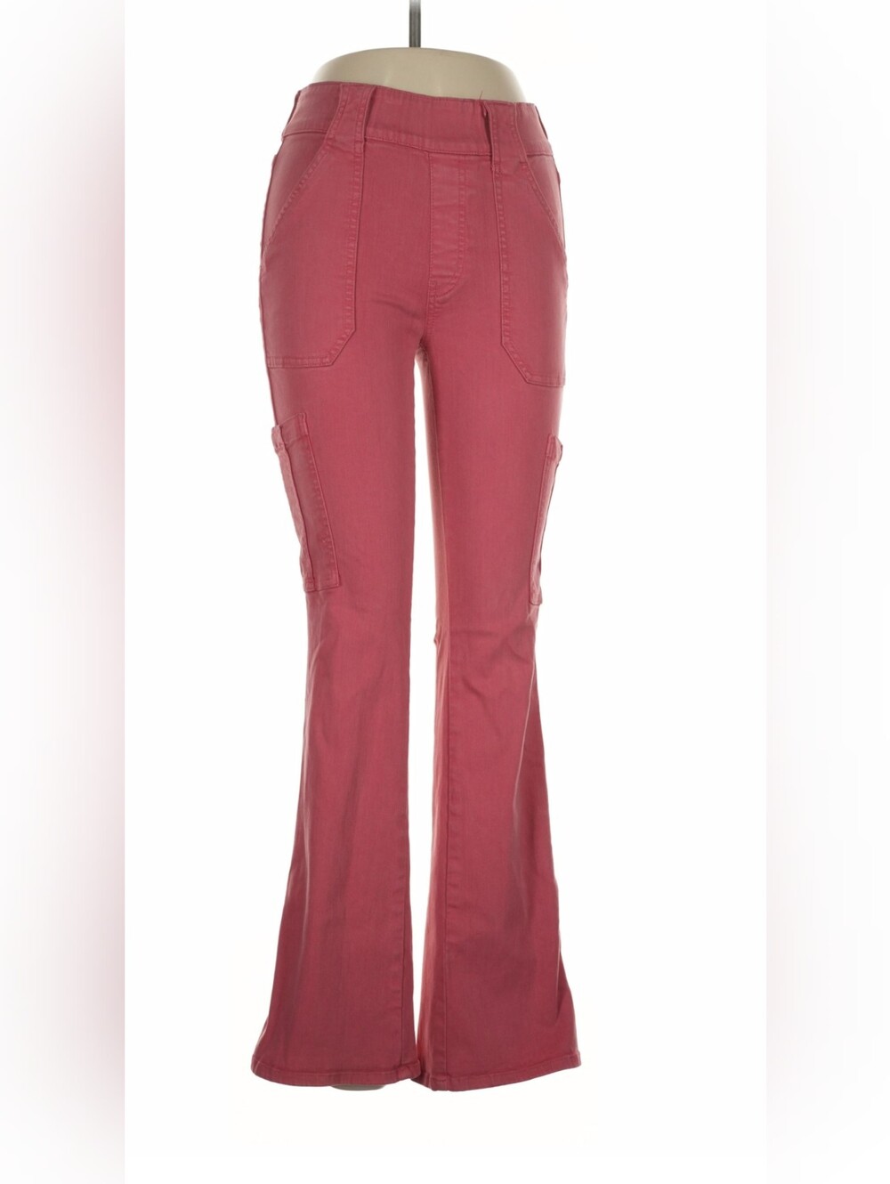 Cosmic Blue Love Flare Cargo Pants in Pink Size Xs